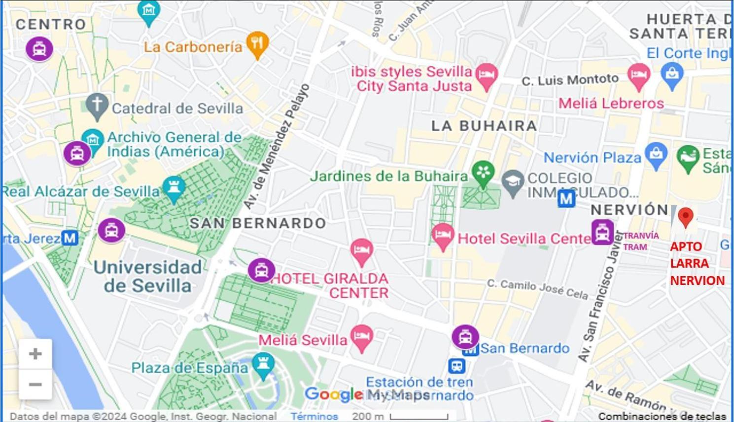 Larra Nervion Subway Tranvia Daire Sevilla Dış mekan fotoğraf